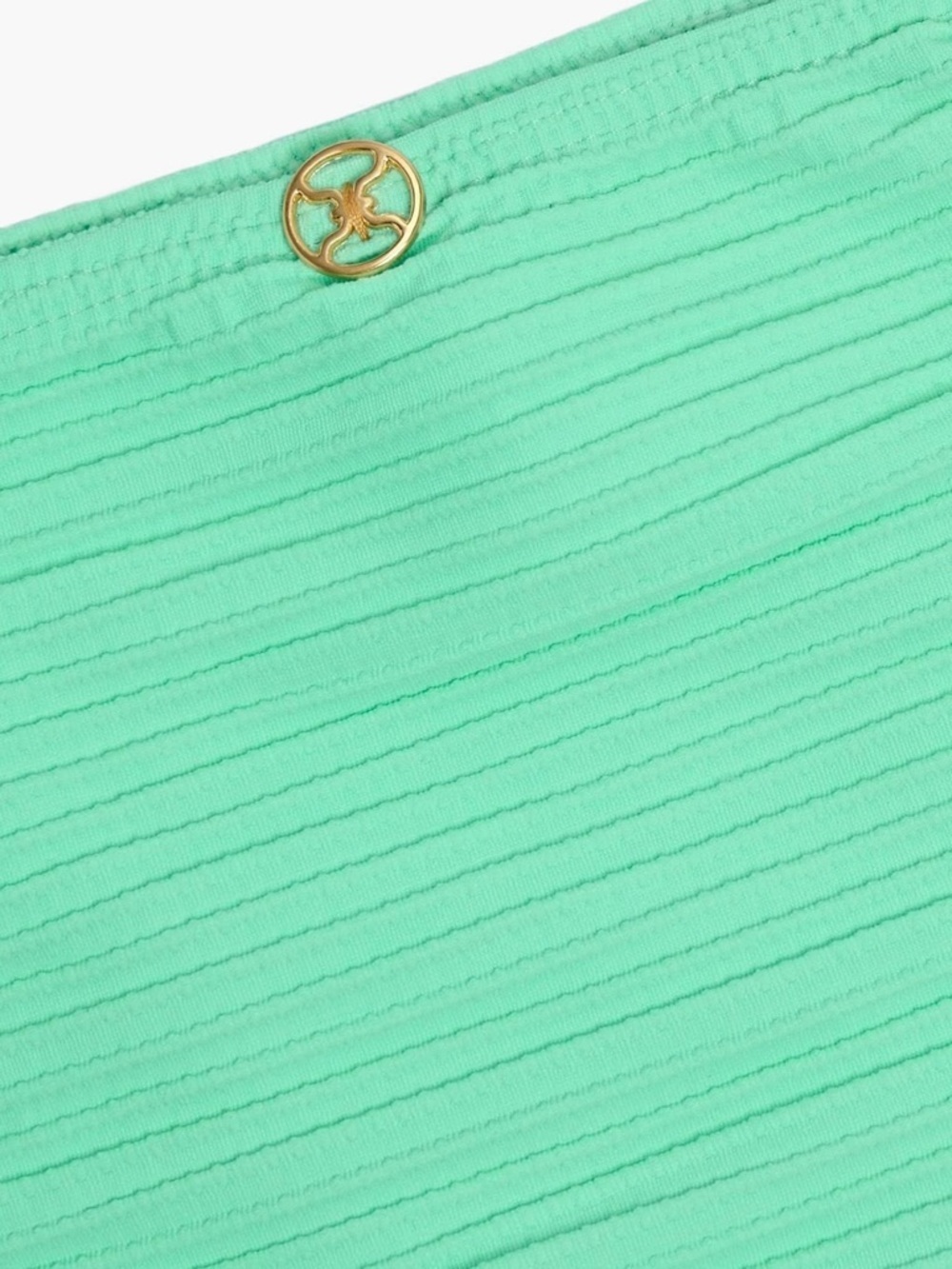 NWT Vix Paula Hermanny ‘Dune Fany’ Ribbed Bikini Briefs in Mint / Teal Size S - Picture 3 of 12